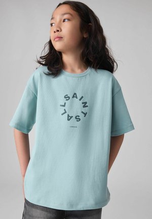 smALLSAINTS TIERRA CREW LOGO - Apdrukāts T-krekls - pale blue