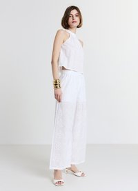 Calliope Stoffhose - bianco ottico