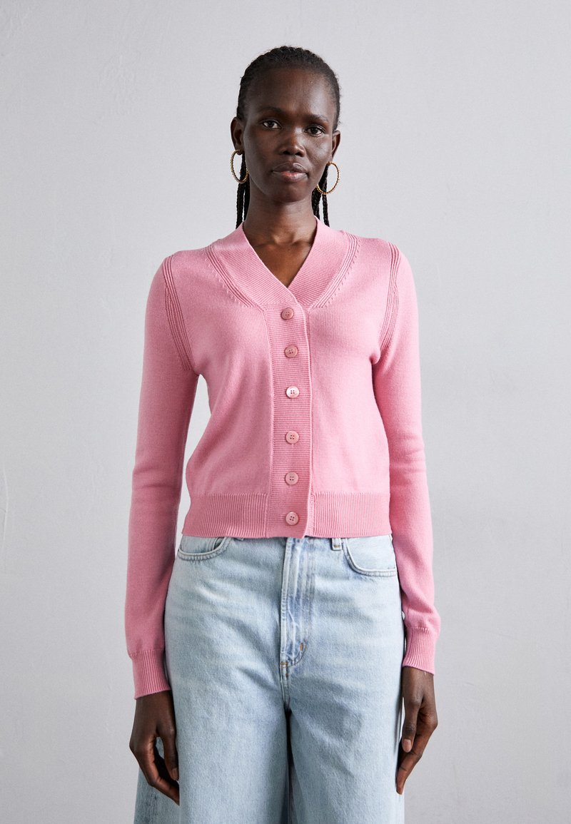 STAUD BAXTER CARDIGAN - Vest - damask pink