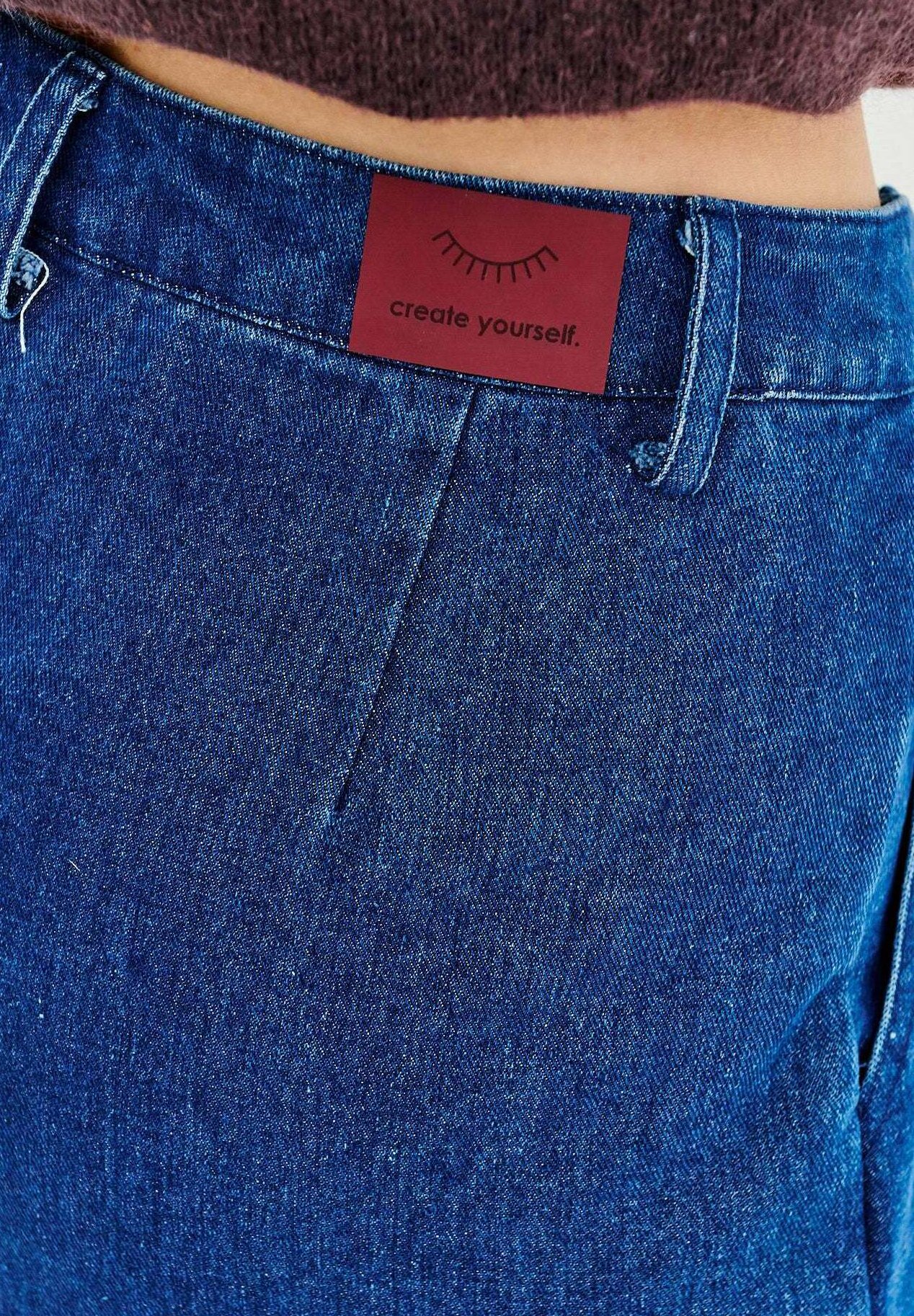 naoko2373ページ NAOKO SZEROKIE - Wide leg/niebieski - Zalando.pl