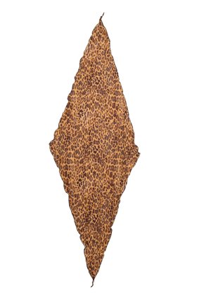 Scarf - leopard natural