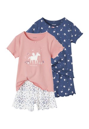 NAME IT Mädchen Nachtwäsche-Set - Langarm Pyjama Mit Blumenprint