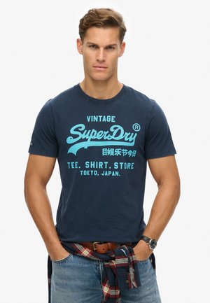 Superdry & Co Camiseta estampada - deep navy