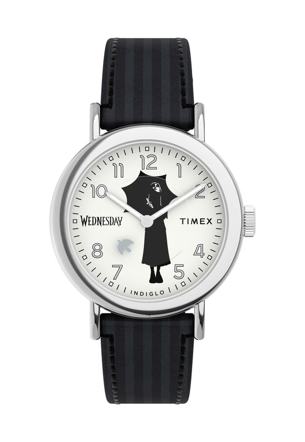 WEDNESDAY - WEEKENDER WITH BLACK AND GREY LEATHER STRAP - Watch