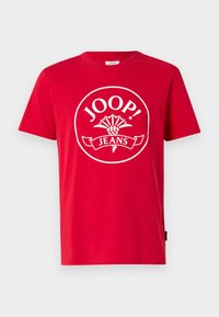 Print T-shirt - dark red