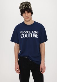 Versace Jeans Couture Apdrukāts T-krekls - blu