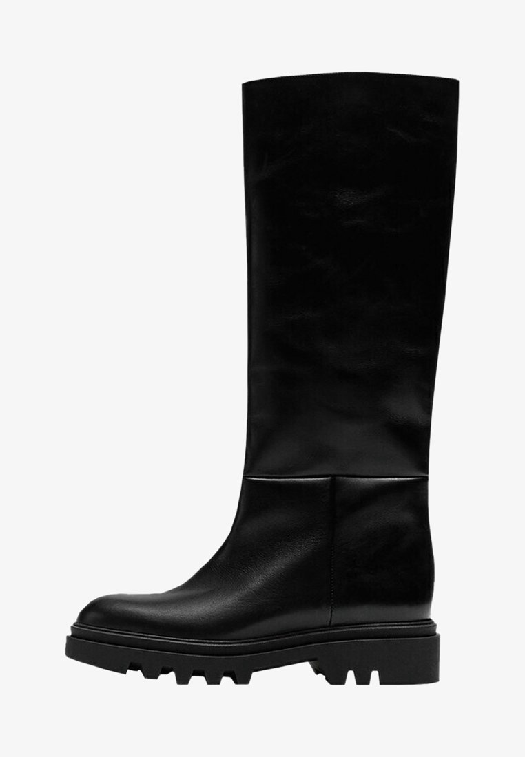 Massimo Dutti Bottes - black