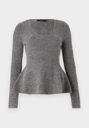 Vero Moda, Knitted VMDESMA Knitted - Pullover - medium grey melange