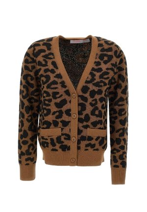 LEOPARD - Cardigan - deserto