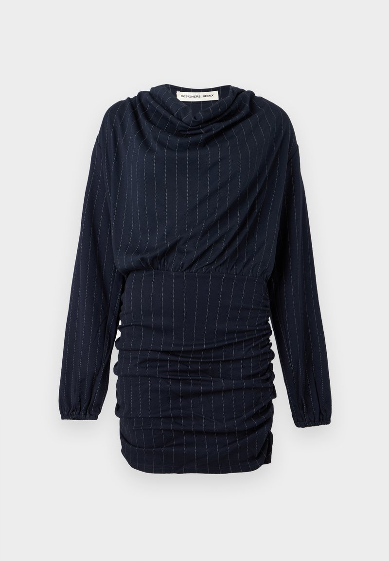 DESIGNERS REMIX Jurk donkerblauw