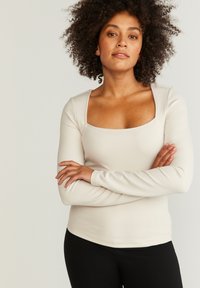 STOCKH LM Studio SHAY SQUARE NECK LONG SLEEVE - Longsleeve - moonbeam