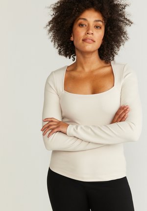 STOCKH LM Studio SHAY SQUARE NECK LONG SLEEVE - Långärmad tröja - moonbeam