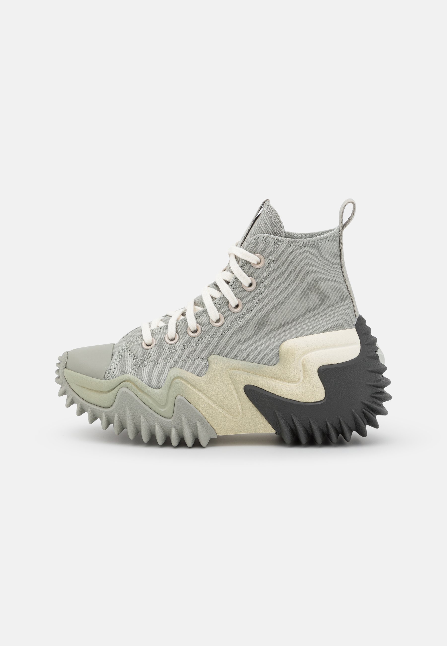 Converse RUN STAR MOTION OMBRÉ PLATFORM - Sneakers hoog - slate sage/light  silver/egret/groen - Zalando.nl