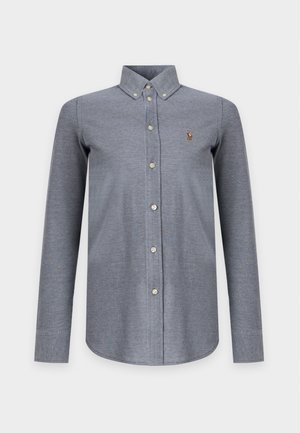 Polo Ralph Lauren, LONG SLEEVE BUTTON FRONT SHIRT - Blúzka so zapínaním na gombíky - newport navy/white