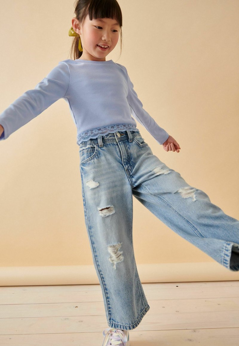Next LONG SLEEVE  REGULAR FIT - Hosszú ujjú felső - blue