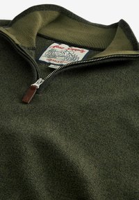 Next ZIP NECK - Pulover - green