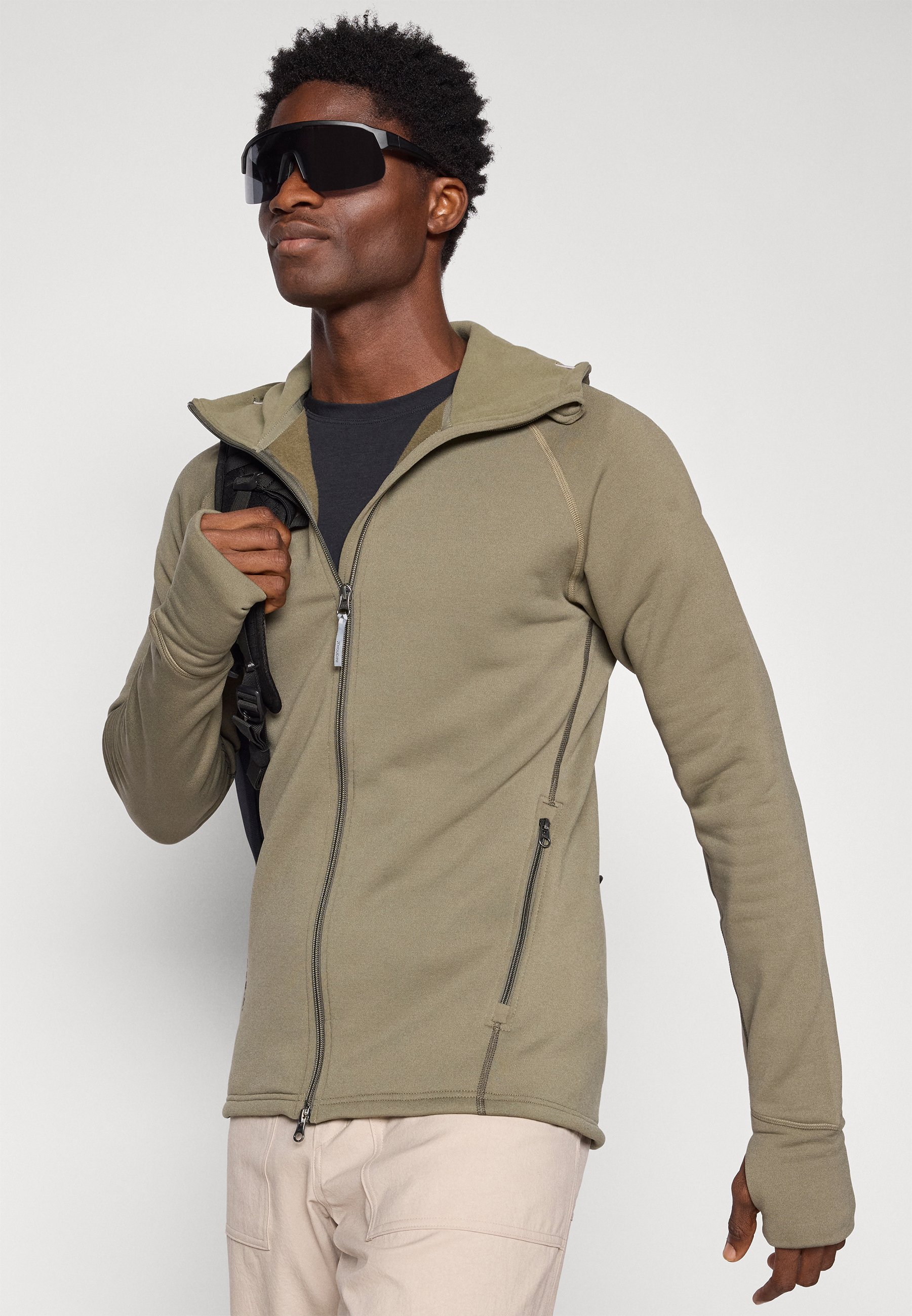 Houdini POWER HOUDI - Sweatjakke - sage green/lysegrøn - Zalando.dk