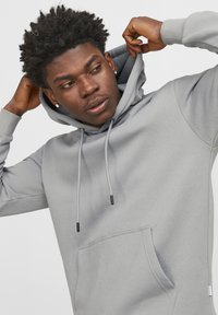 Jack & Jones JJEBRADLEY HOOD - Sportinis megztinis - ultimate grey