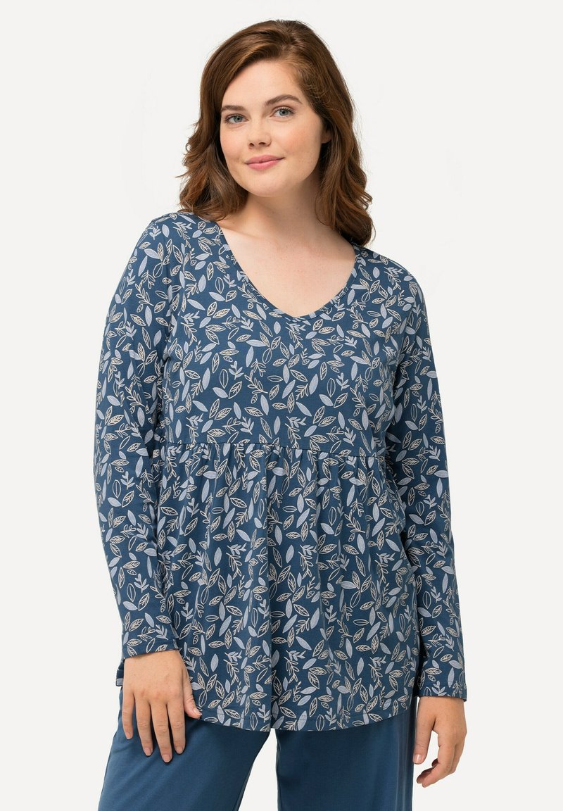 Ulla Popken Maglia del pigiama - blue