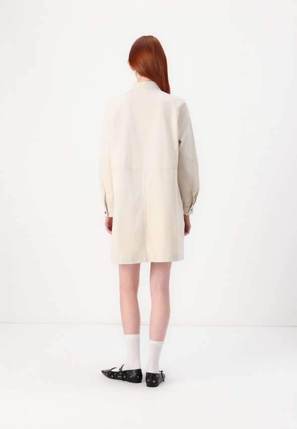 ONLAIME DRESS - Shirt dress - pumice stone2
