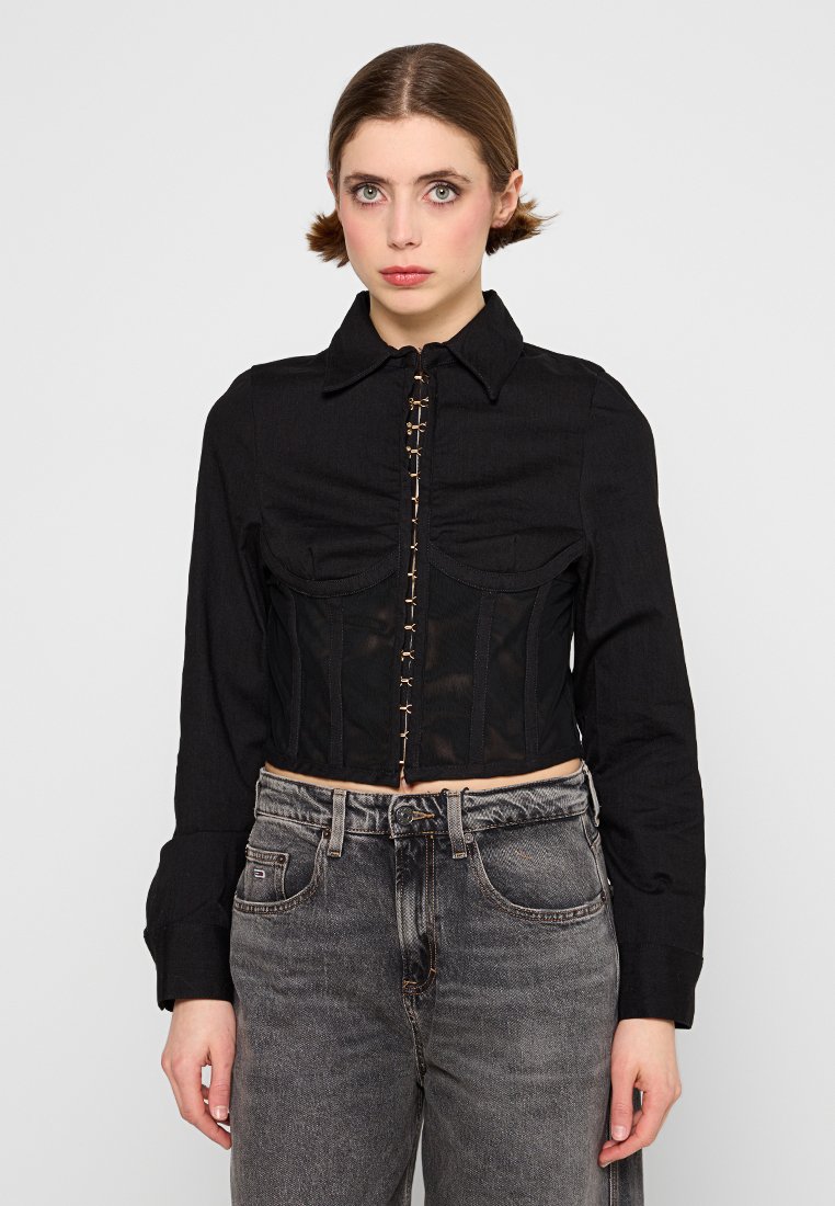 pinko Overhemdblouse zwart pinko Overhemdblouse zwart