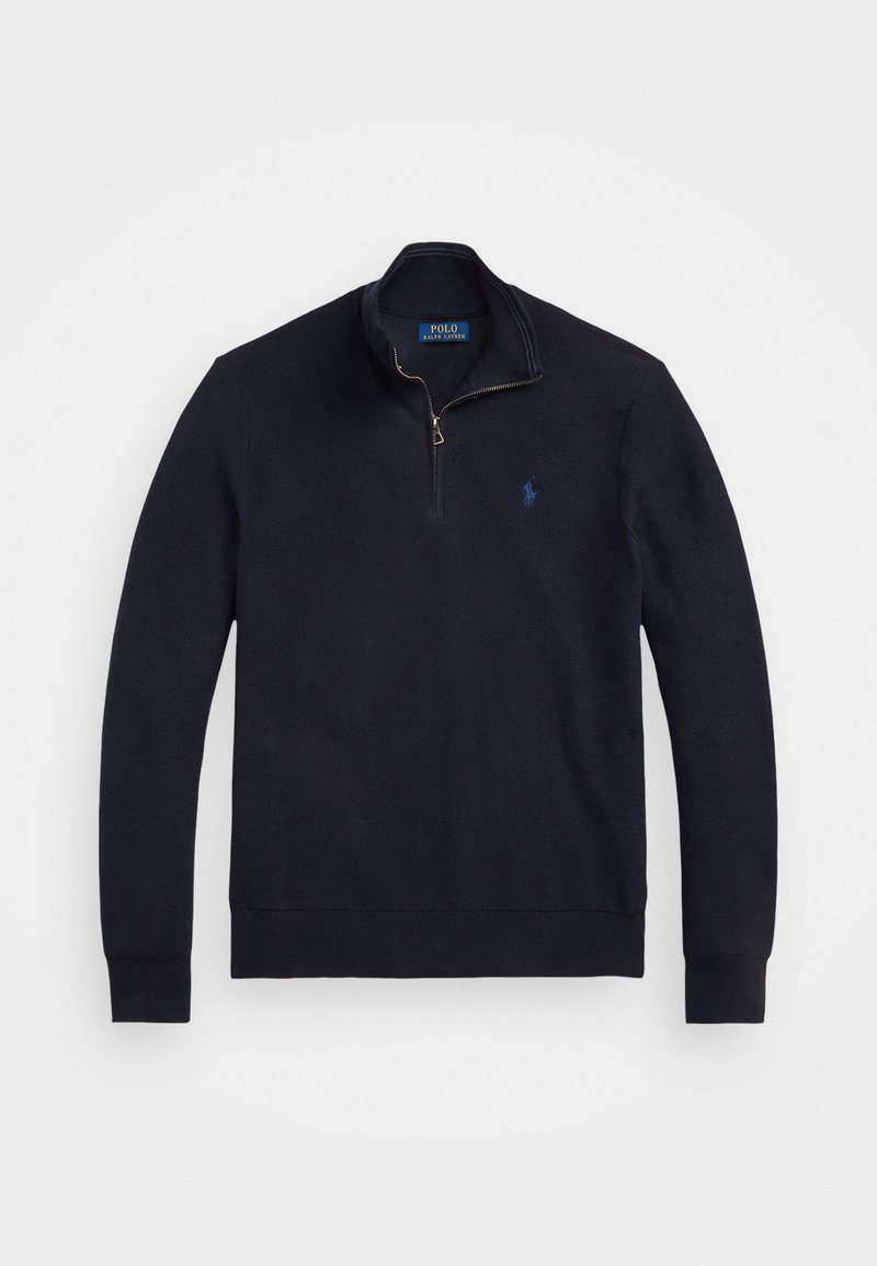 Polo Ralph Lauren KNIT COTTON QUARTER ZIP JUMPER Jumper navy
