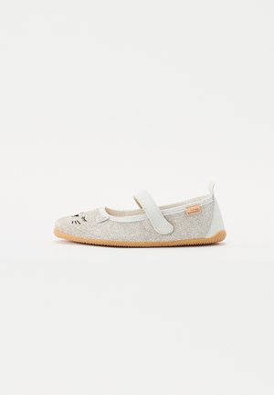SCHLAFENDES KÄTZCHEN - Ankle strap ballet pumps - platin