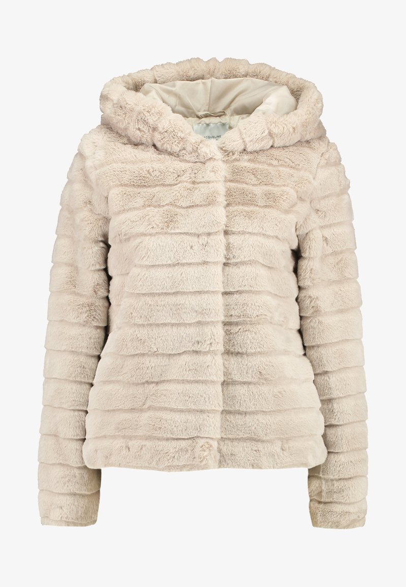 JDY FAUX FUR HOOD JACKET Winterjacke beige Adidas Jacke, Winterjacke, Fake fur, Kunstfell, Gr. S in
