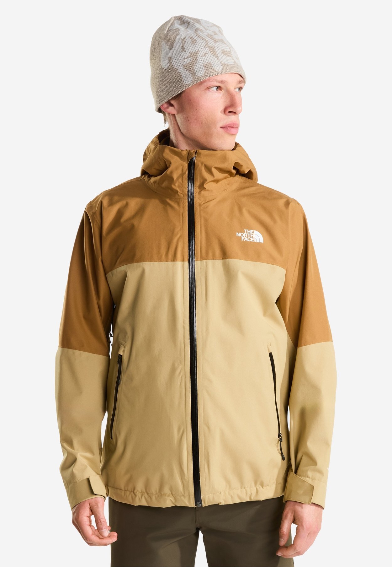 The North Face M DRYVENT ZIP-IN JACKET. - Chaqueta outdoor - khaki stone utility brown