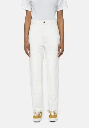 MADISON DOUBLE  - Straight leg jeans - white