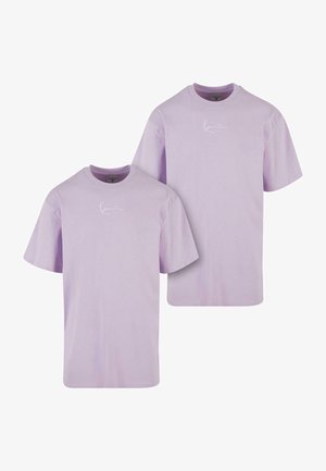 SMALL SIGNATURE PACK ESSENTIAL - Nyomott mintás póló - lilac