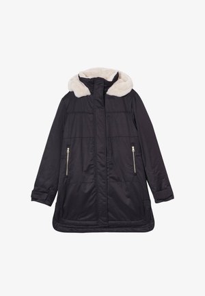 BONOBO Jeans GERADER MIT KAPUZE - Manteau d'hiver - noir