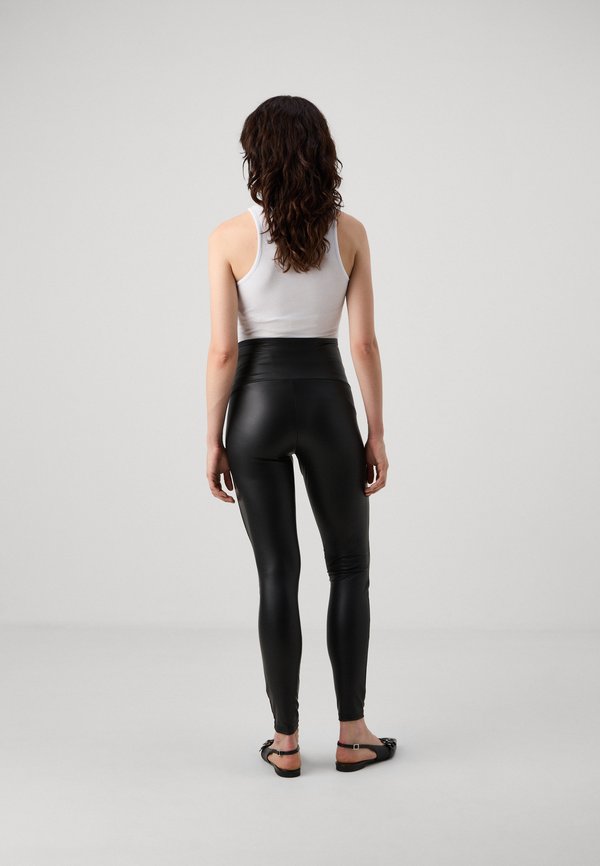 OLMCOOL COATED - Leggings - Trousers4