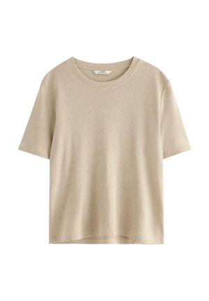 Lindex, T-paita - dark dusty beige