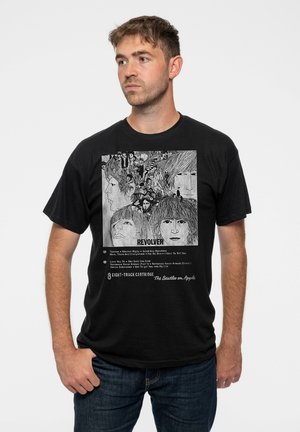 THE BEATLES REVOLVER 8 TRACK UNISEX - Print T-shirt - black