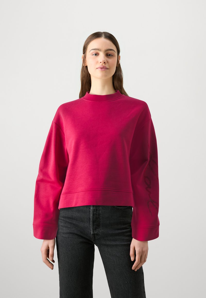 KARL LAGERFELD RHINESTONE - Felpa - persian red