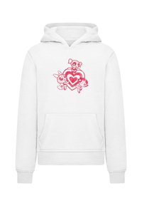 Merchcode OUTLINE GRAPHIC - Felpa con cappuccio - white