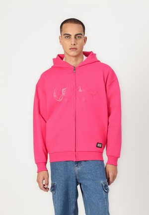 HOODIE UNISEX - Vetoketjullinen college - pink