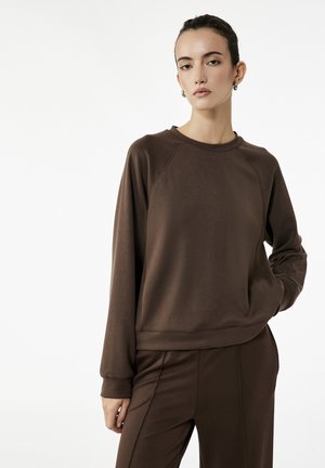 Koton, CREW NECK - Sudadera - brown