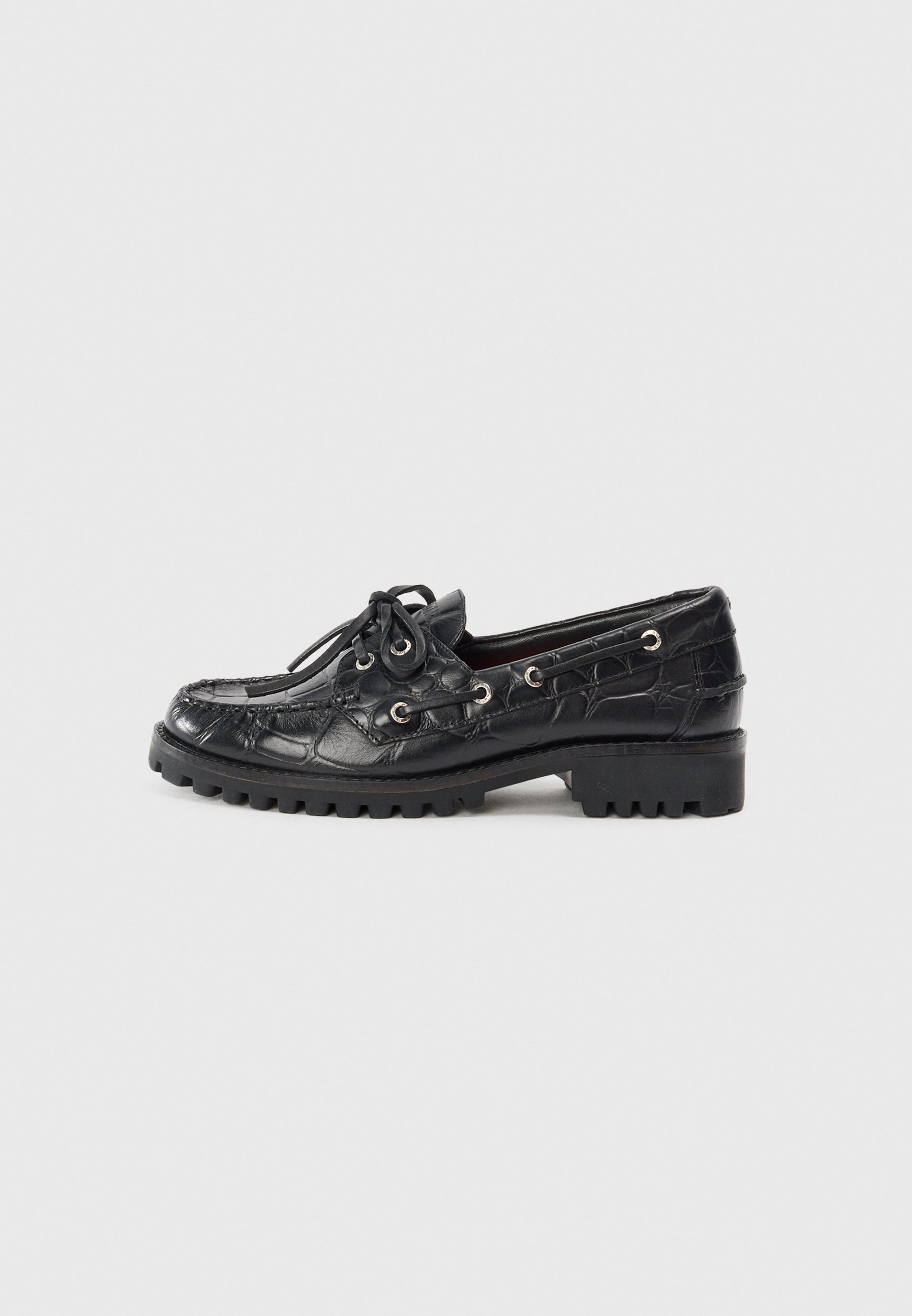 Bronx SIENNA - Boat shoes - black - Zalando.co.uk