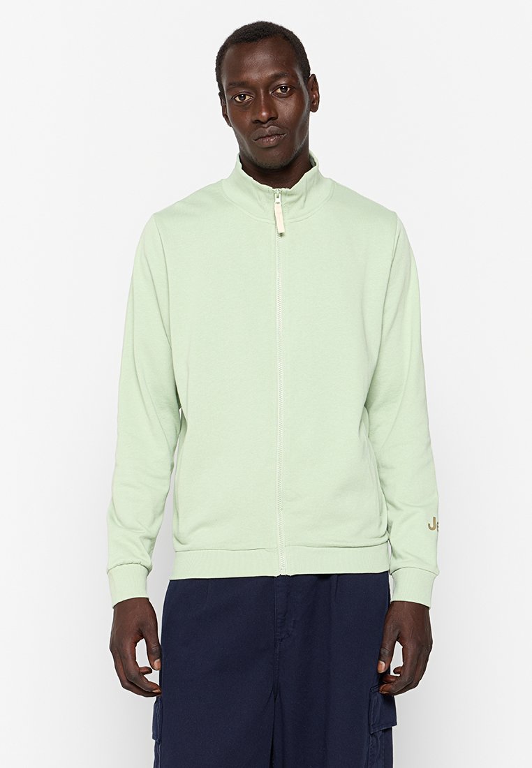 Jeep Sweater met rits mintgroen