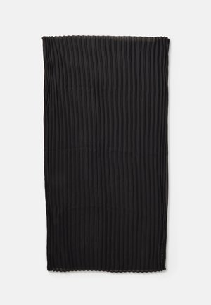 SCRIPT SCARF - Huivi - black