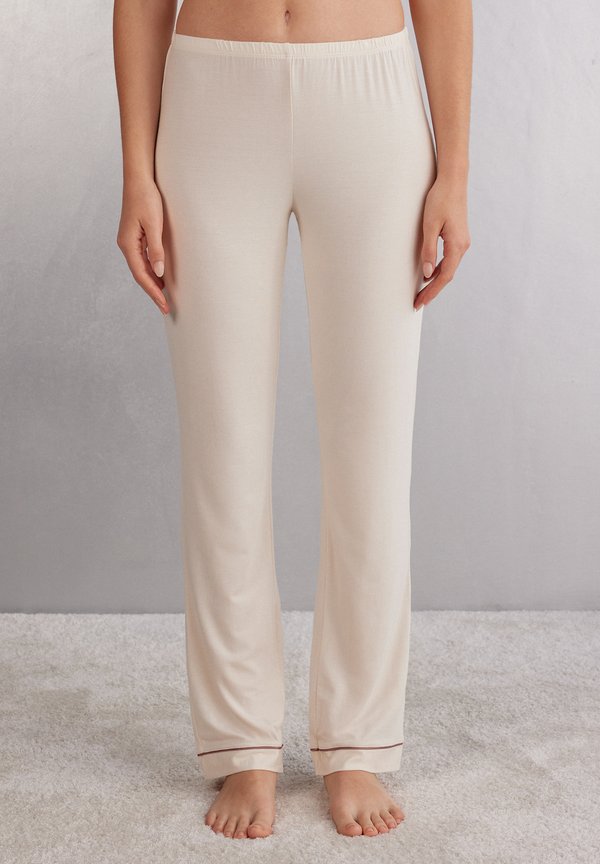 LANGE  - Nachtwäsche Hose - elfenbein vanille