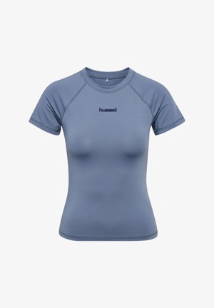 Hummel, HUMMEL HMLPRIMA W T-SHIRT S/S - Sports T-shirt - flint stone