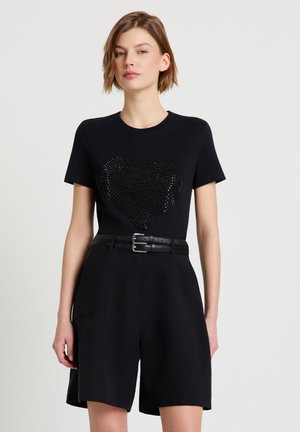 Calliope PANTALONE CORTO TINTA UNITA - Shorts - ultrablack