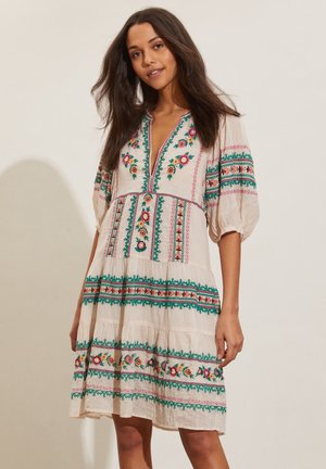 MARGAUX - Day dress - golden porcelain