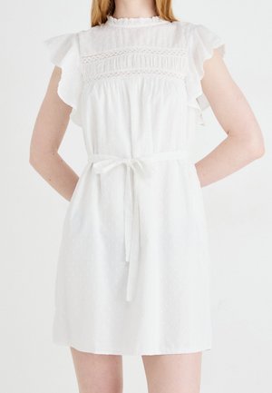 Jerseykleid - white
