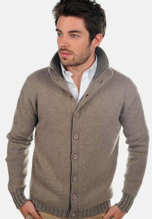 JO - Gilet - natural brown   dove chine