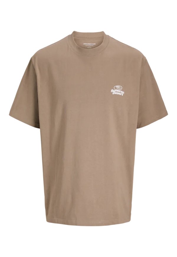 RETREAT TYPOGRAPHIC KURZARM - T-Shirt print - braun