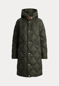 HOODED DIAMOND-QUILTED DOWN COAT - Daunenmantel - litchfield loden